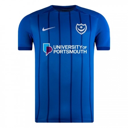 Fotbalové dres Portsmouth Domácí 2024-25 Krátký Rukáv